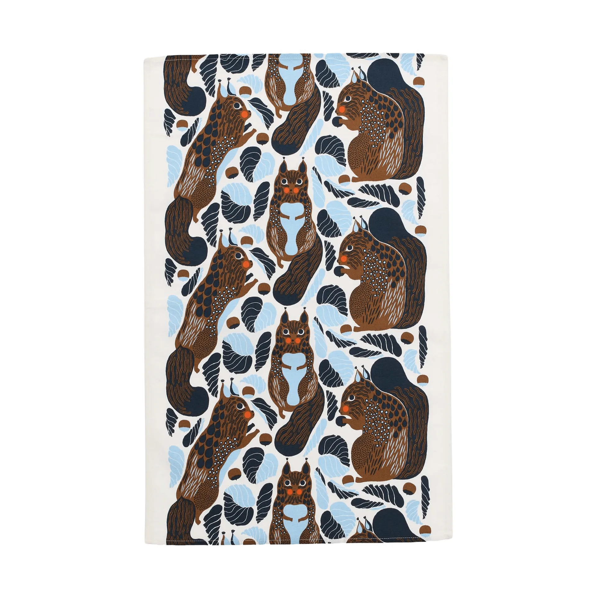 Kurre viskestykke 43x70 cm, White-light blue-toffee Marimekko