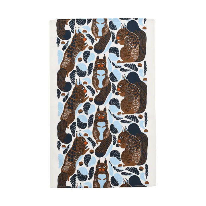 Kurre viskestykke 43x70 cm - White-light blue-toffee - Marimekko