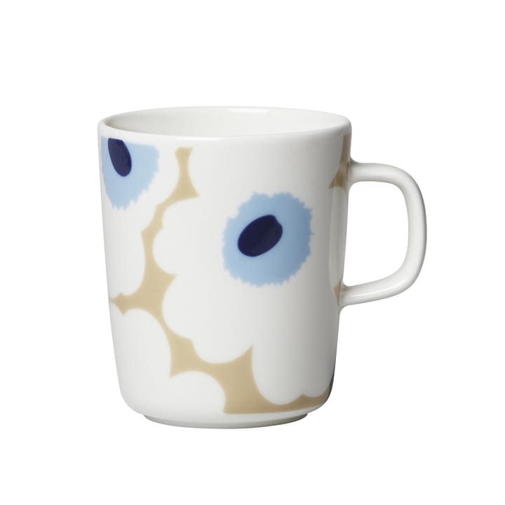Leikko krus 25 cl - Beige-offwhite-blå - Marimekko