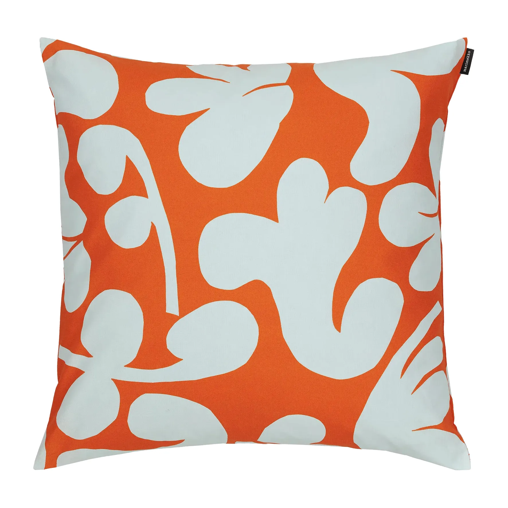 Leikko pudebetræk 50x50 cm, Orange/Lyseblå Marimekko