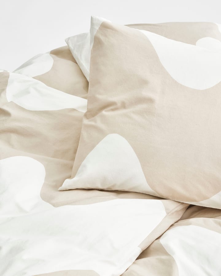 Lokki dynebetræk 150x210 cm, Beige/Hvid Marimekko