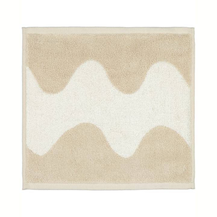 Lokki håndklæde beige/hvid - 30x30 cm - Marimekko