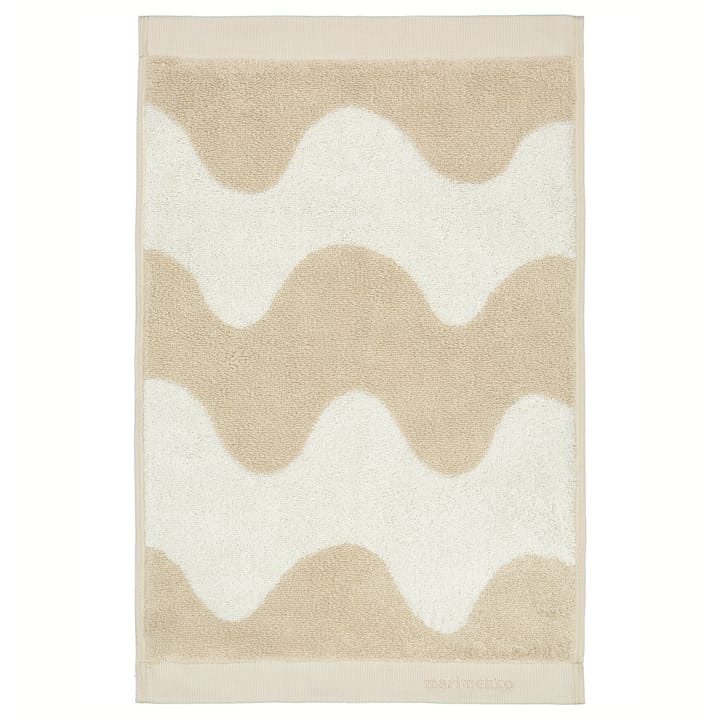 Lokki håndklæde beige/hvid - 30x50 cm - Marimekko