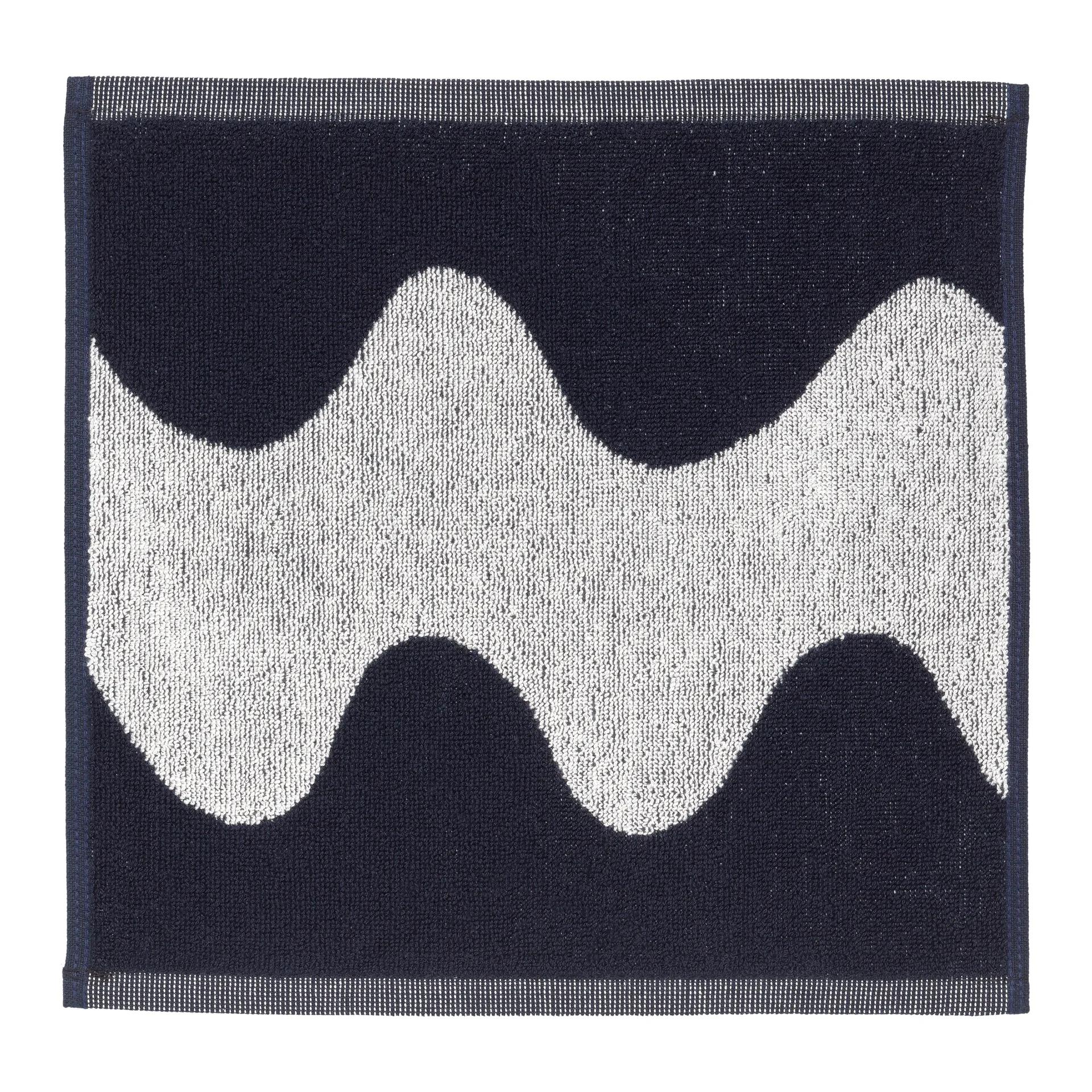 Lokki håndklæde mørkeblå/hvid, 30x30 cm Marimekko