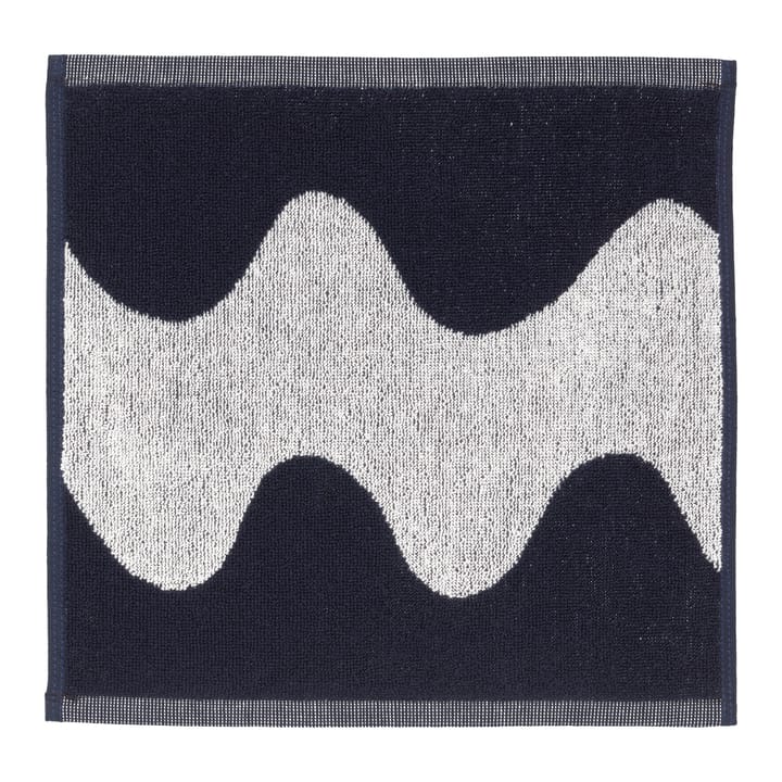 Lokki håndklæde mørkeblå/hvid - 30x30 cm - Marimekko