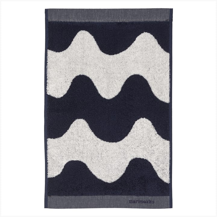 Lokki håndklæde mørkeblå/hvid - 30x50 cm - Marimekko