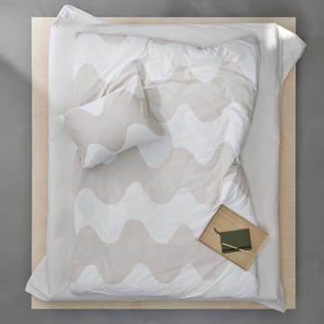 Lokki pudebetræk 50x60 cm - Beige/Hvid - Marimekko