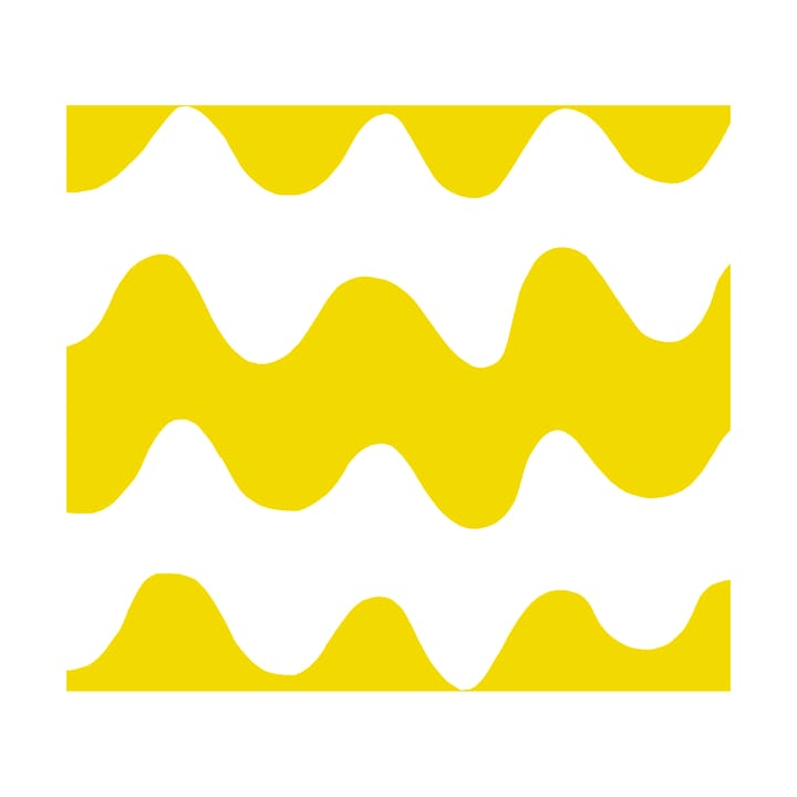 Lokki serviet 33x33 cm 20-pak - Yellow - Marimekko