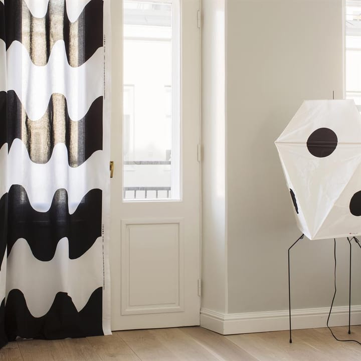 Lokki tekstil, sort-hvid Marimekko