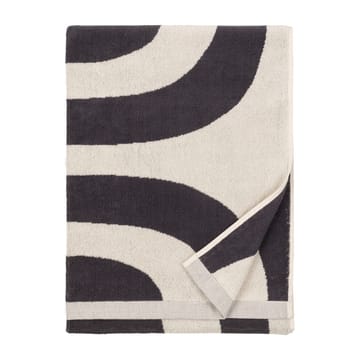 Melooni badehåndklæde 70x150 cm - Charcoal/Offwhite - Marimekko