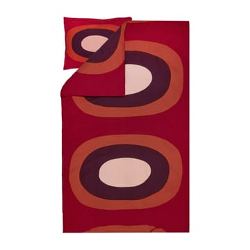 Melooni dynebetræk 210x150 cm - rød-brun-lilla - Marimekko