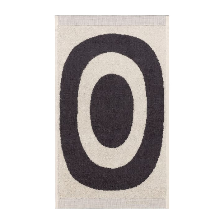 Melooni håndklæde 30x50 cm - Charcoal/Offwhite - Marimekko