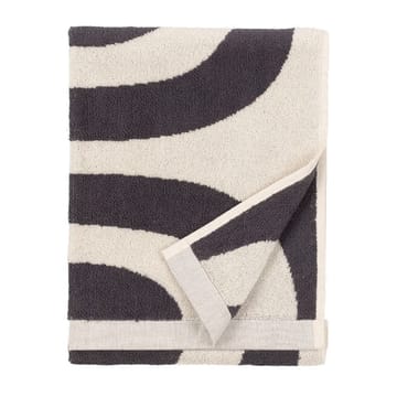 Melooni håndklæde 50x70 - Charcoal/Offwhite - Marimekko