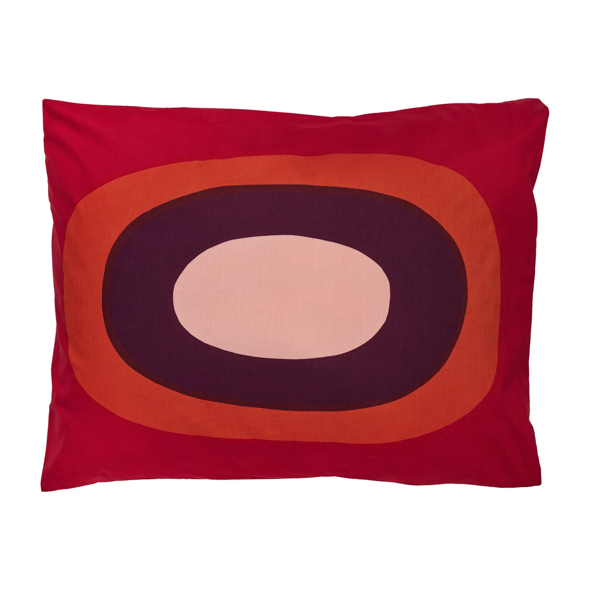Melooni pudebetræk 60x50 cm, rød-brun-lilla Marimekko