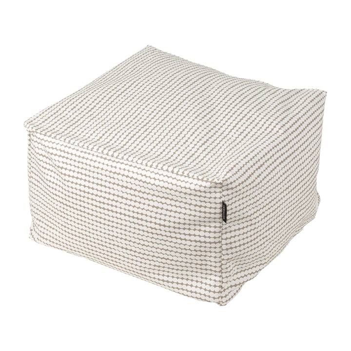 Mini Räsymatto puf - grå-hvid - Marimekko