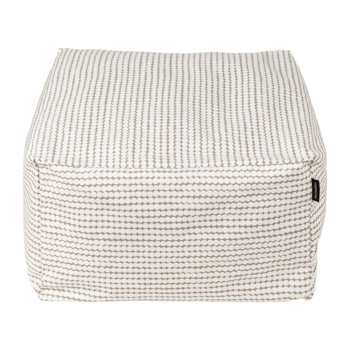 Mini Räsymatto puf - grå-hvid - Marimekko
