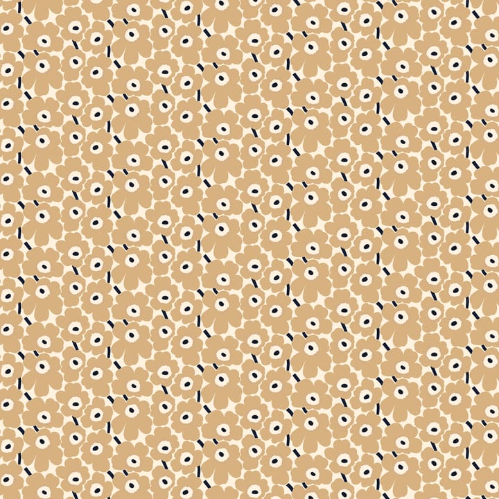 Mini Unikko stof, Naturhvid-beige-blå Marimekko