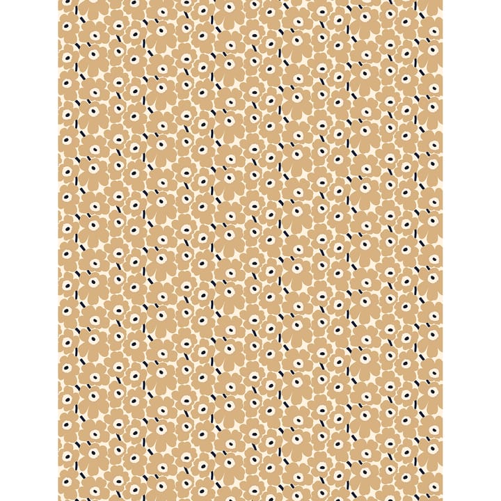 Mini Unikko stof, Naturhvid-beige-blå Marimekko