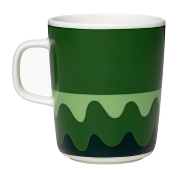 MM Co-Created krus 25 cl - Hvid/Grøn/Sort - Marimekko