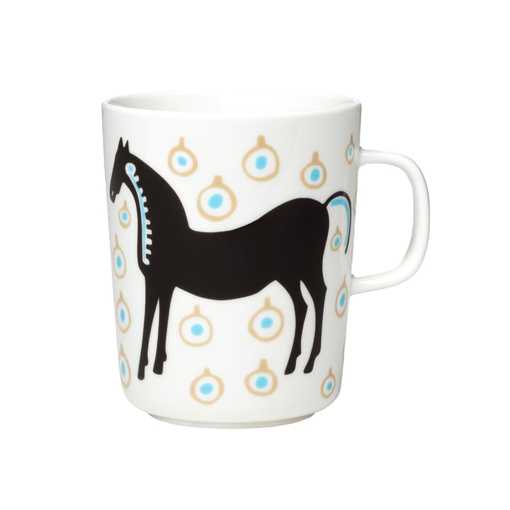 Musta Tamma krus 25 cl, Hvid/Brun/Beige Marimekko