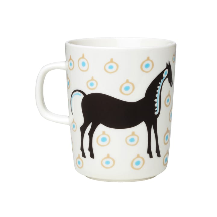 Musta Tamma krus 25 cl, Hvid/Brun/Beige Marimekko