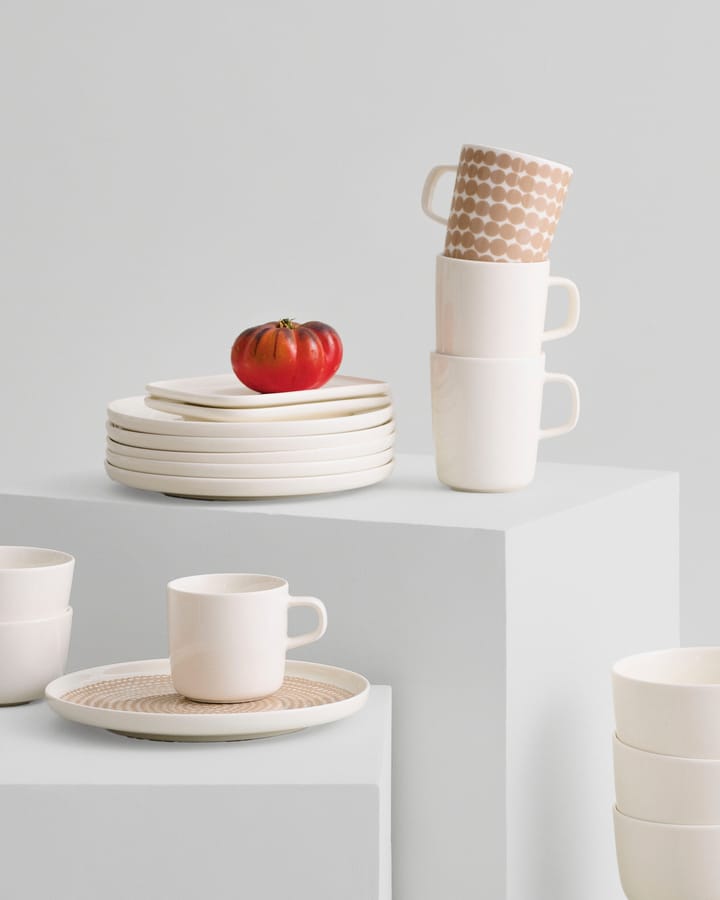 Oiva tallerken hvid, 25 cm Marimekko