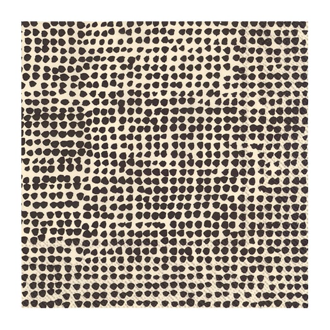 Orkanen serviet 33x33 cm 20-pak, Linen/Black Marimekko