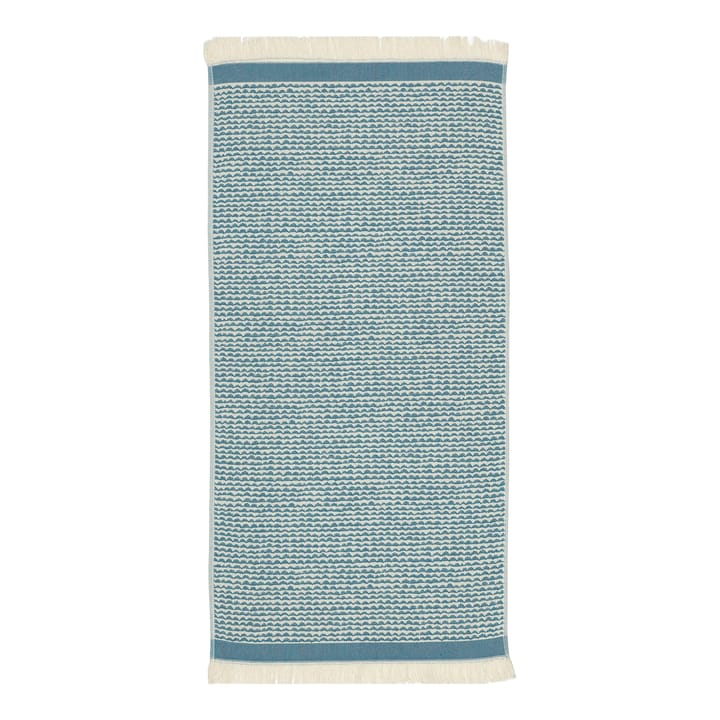 Papajo håndklæde offwhite/turkis - 50x100 cm - Marimekko