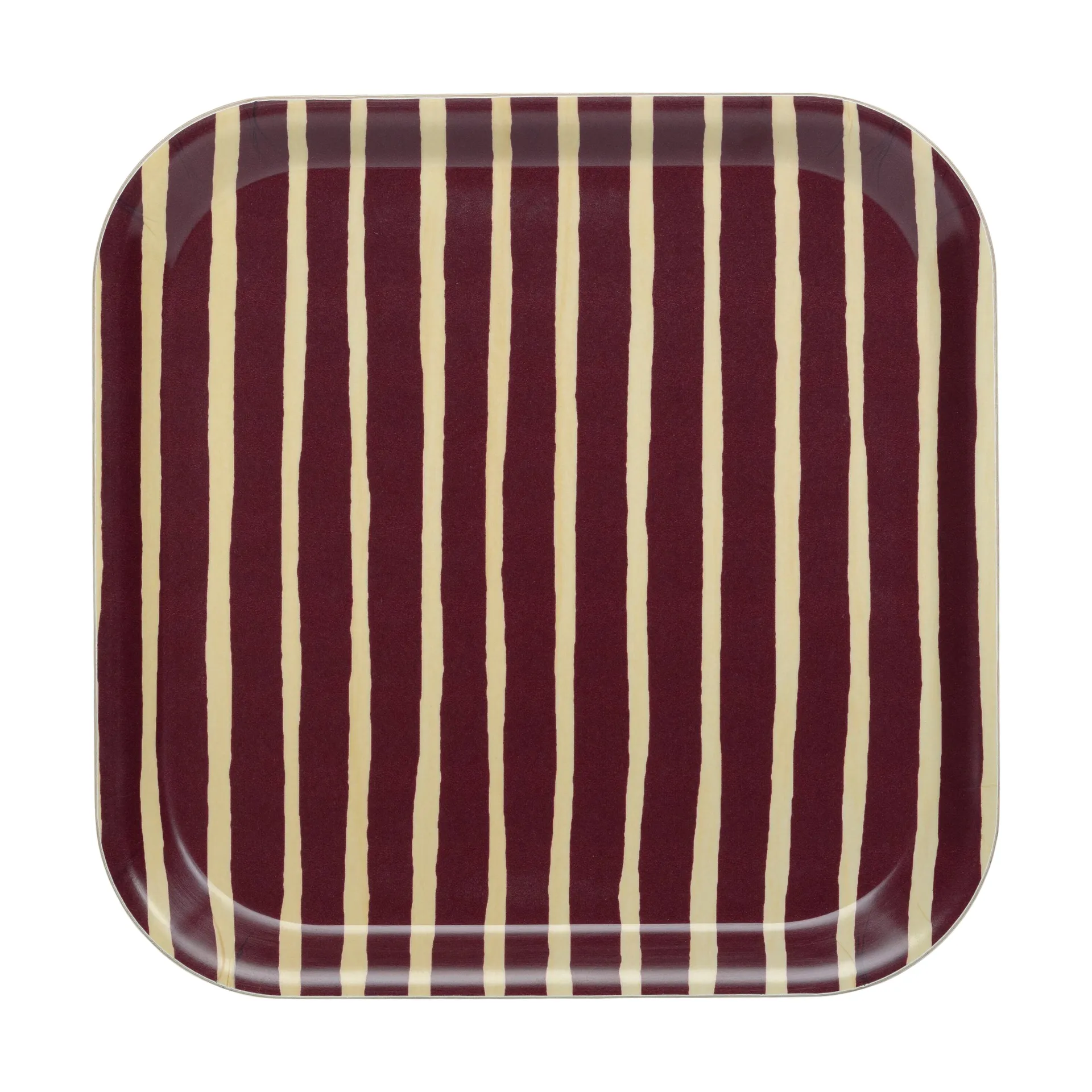 Piccolo bakke 20x20 cm, Burgundy Marimekko
