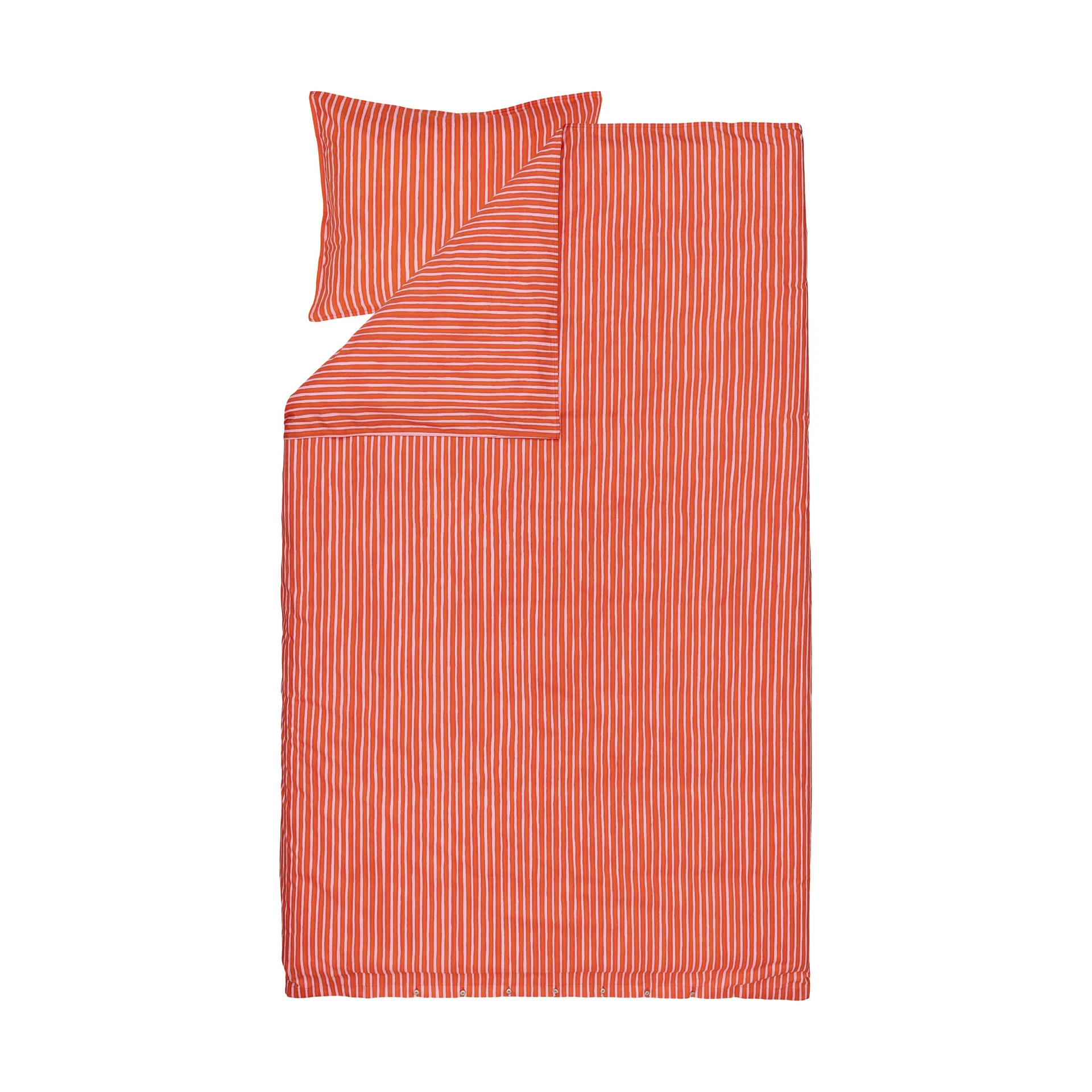 Piccolo dynebetræk 150x210 cm, Warm orange-pink Marimekko
