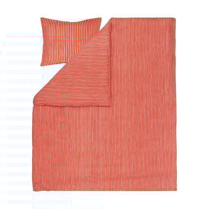 Piccolo dynebetræk 240x220 cm, Warm orange-pink Marimekko