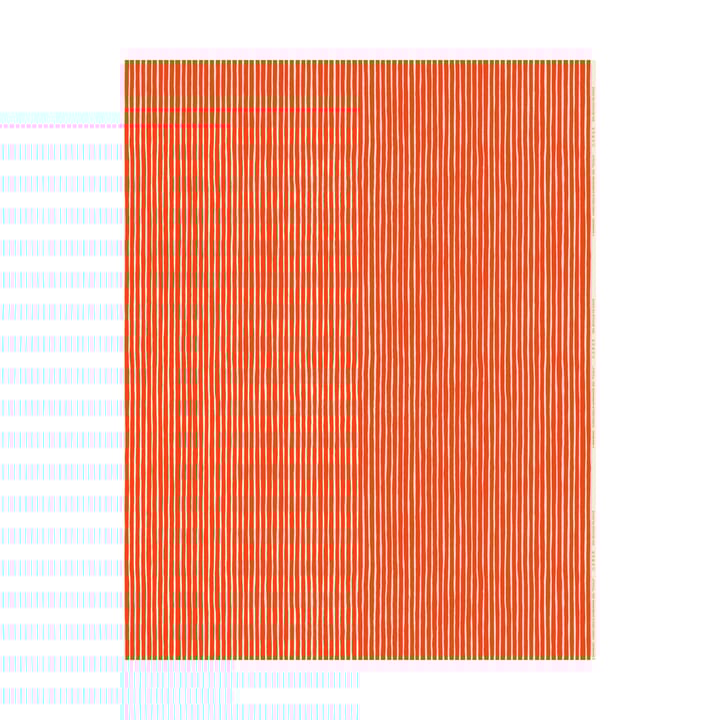 Piccolo stof til udendørsbrug - Offwhite-tomato red - Marimekko