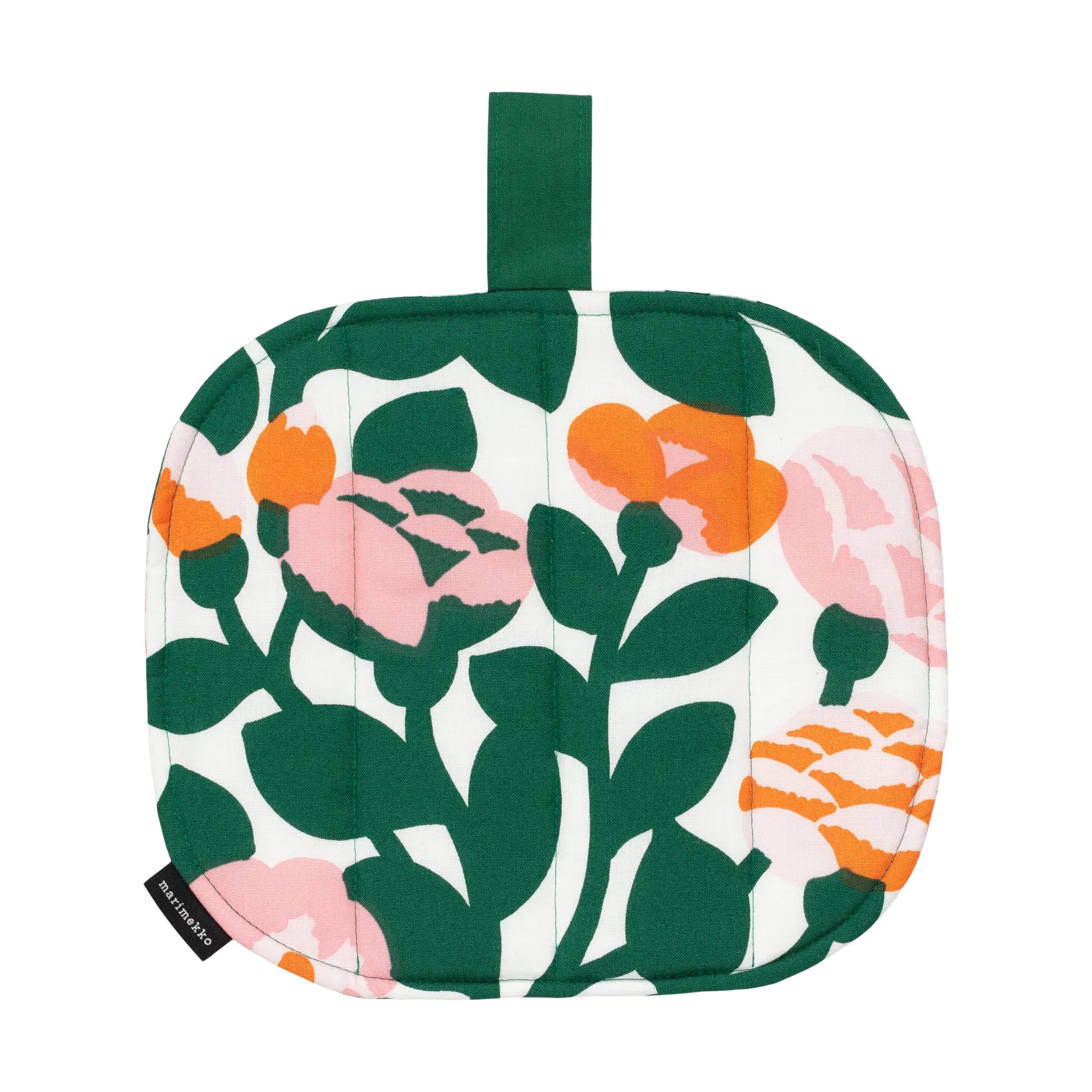 Pieni green green grydelap 22x25 cm, Grøn-orange Marimekko