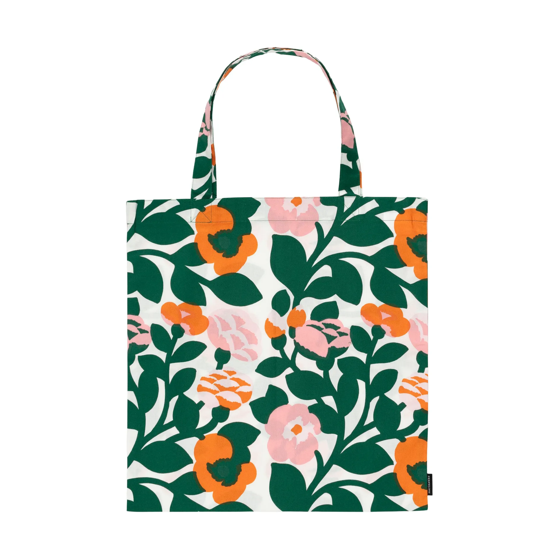 Pieni green green taske 44x43 cm, Grøn-orange Marimekko
