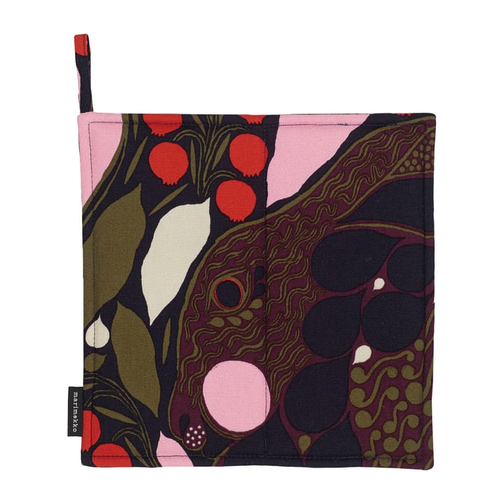 Pieni Rusakko grydelap - Lyserød/Brun - Marimekko