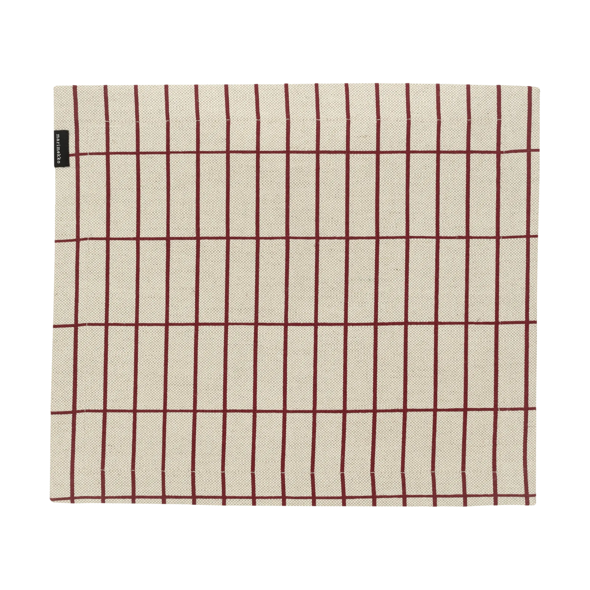 Pieni Tiiliskivi dækkeserviet 35x40 cm, Linen-d. red Marimekko