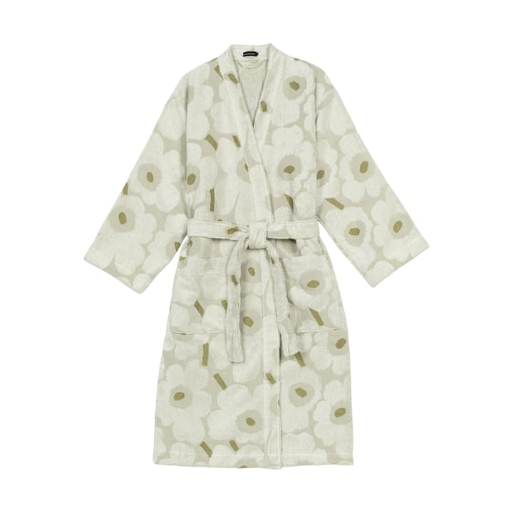 Pieni Unikko badekåbe L - Green umber-creme - Marimekko