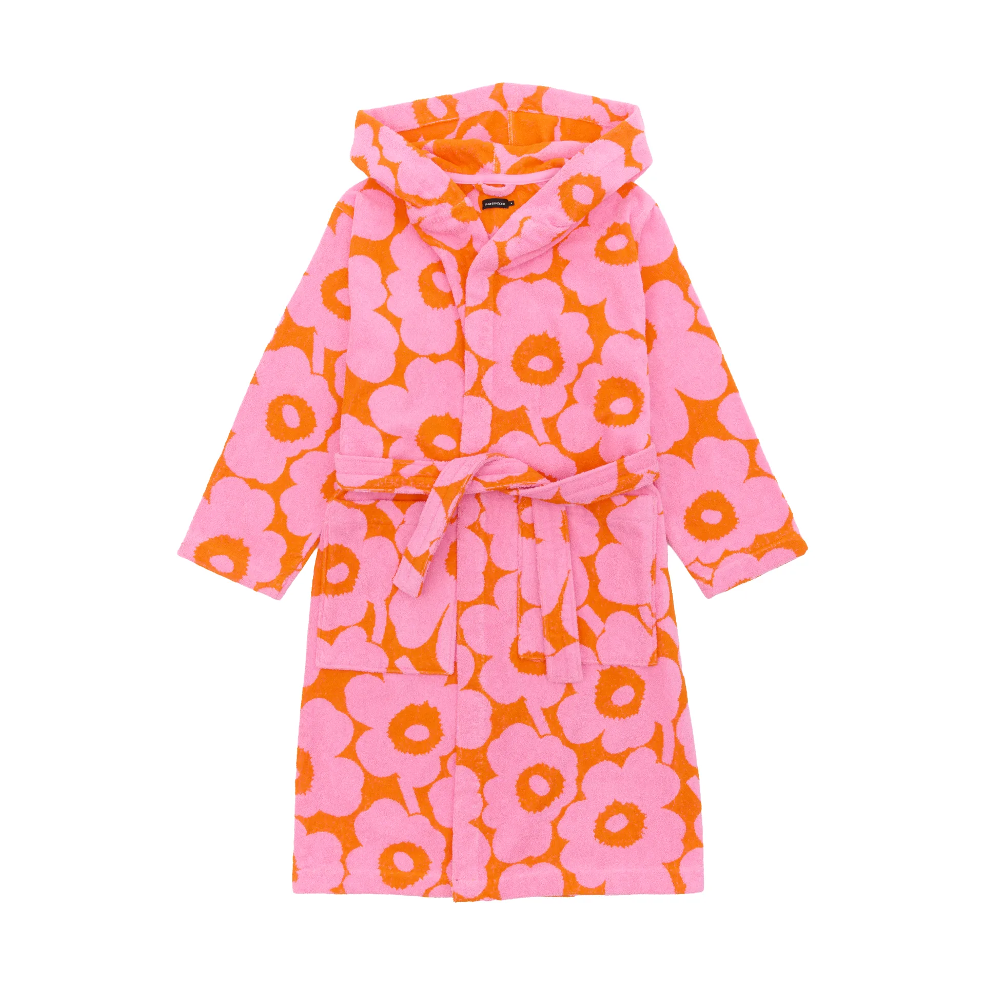 Pieni Unikko badekåbe XL, Orange-pink Marimekko