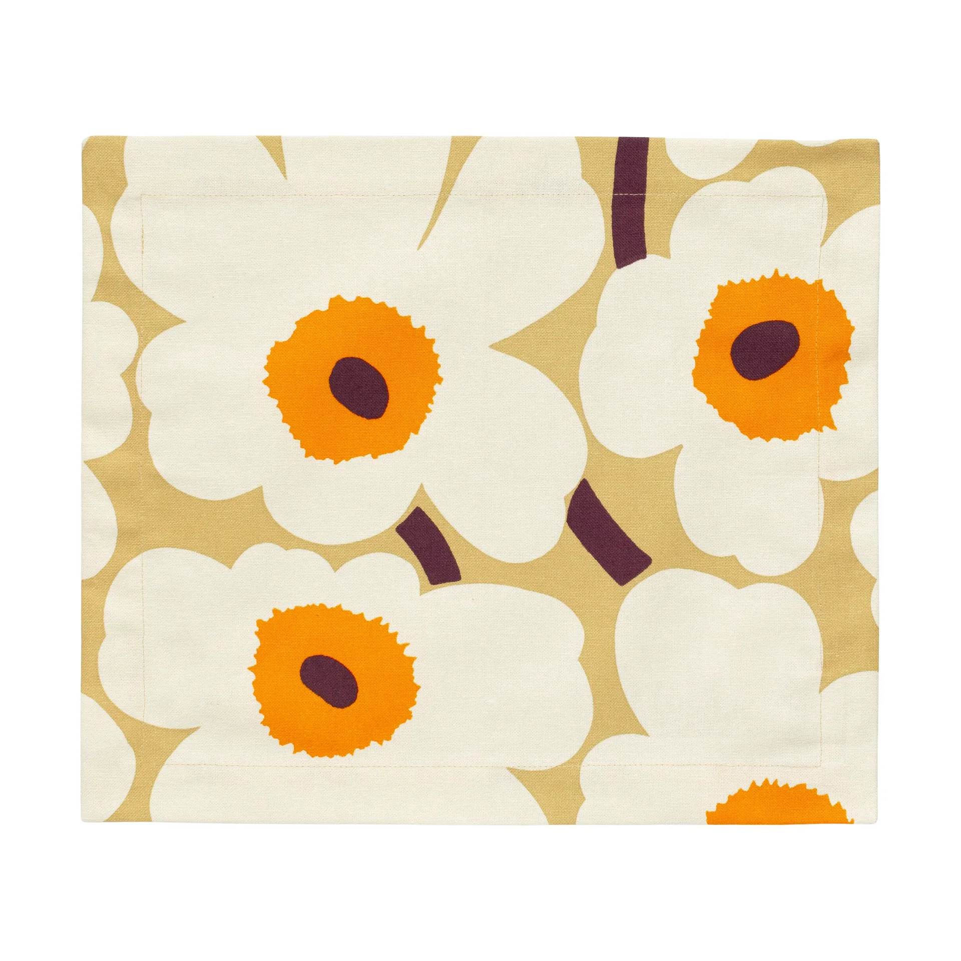 Pieni Unikko dækkeserviet, Beige Marimekko