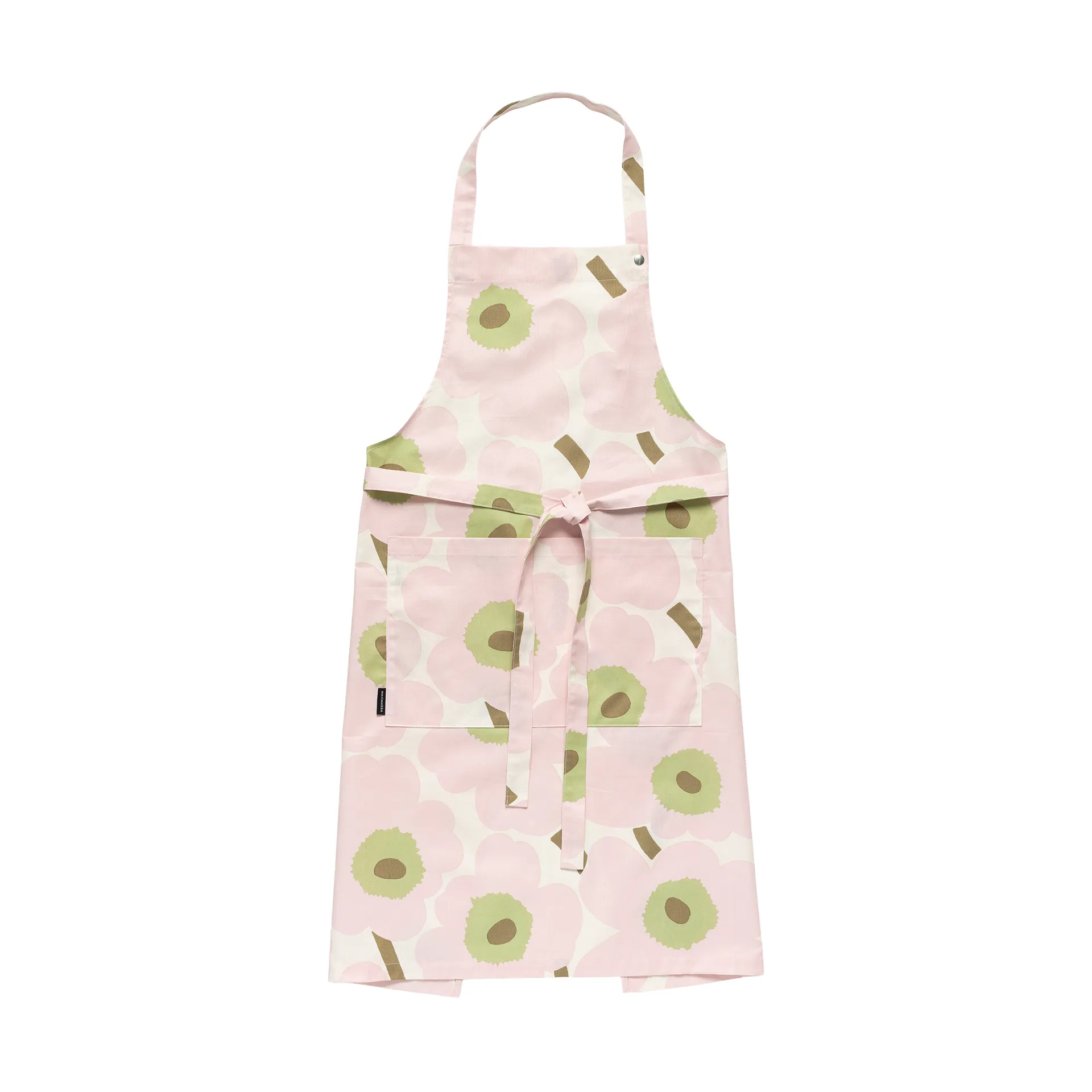 Pieni Unikko forklæde, Off white-pink-pear-sand Marimekko