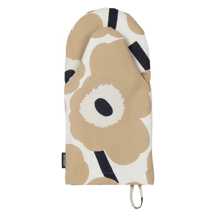 Pieni Unikko grillhandske - Off white-beige-mørkeblå - Marimekko