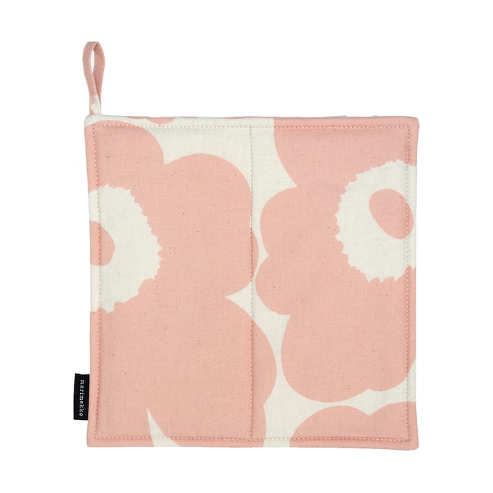 Pieni Unikko grydelap 21,5x21,5 cm - Cotton/Peach - Marimekko