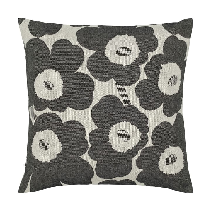 Pieni Unikko pudebetræk 47x47 cm - Off white-charcoal-sand - Marimekko