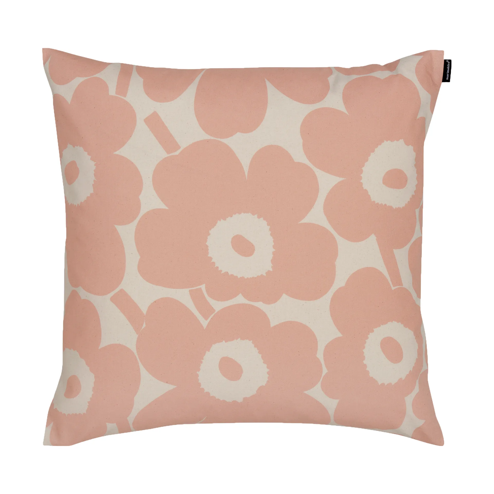 Pieni Unikko pudebetræk 50x50 cm, Cotton/Peach Marimekko