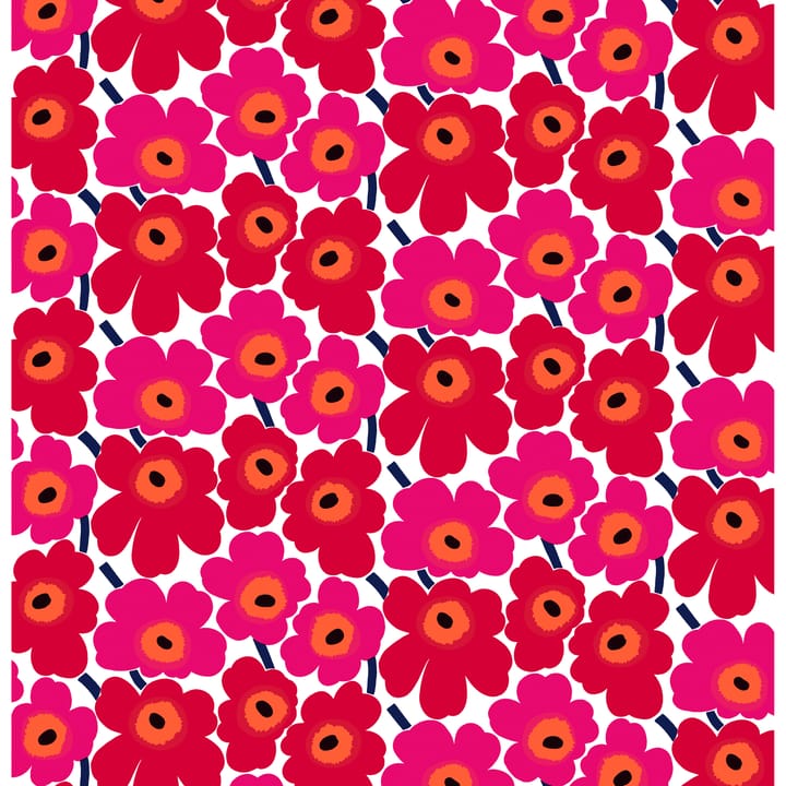 Pieni Unikko stof - rød - Marimekko