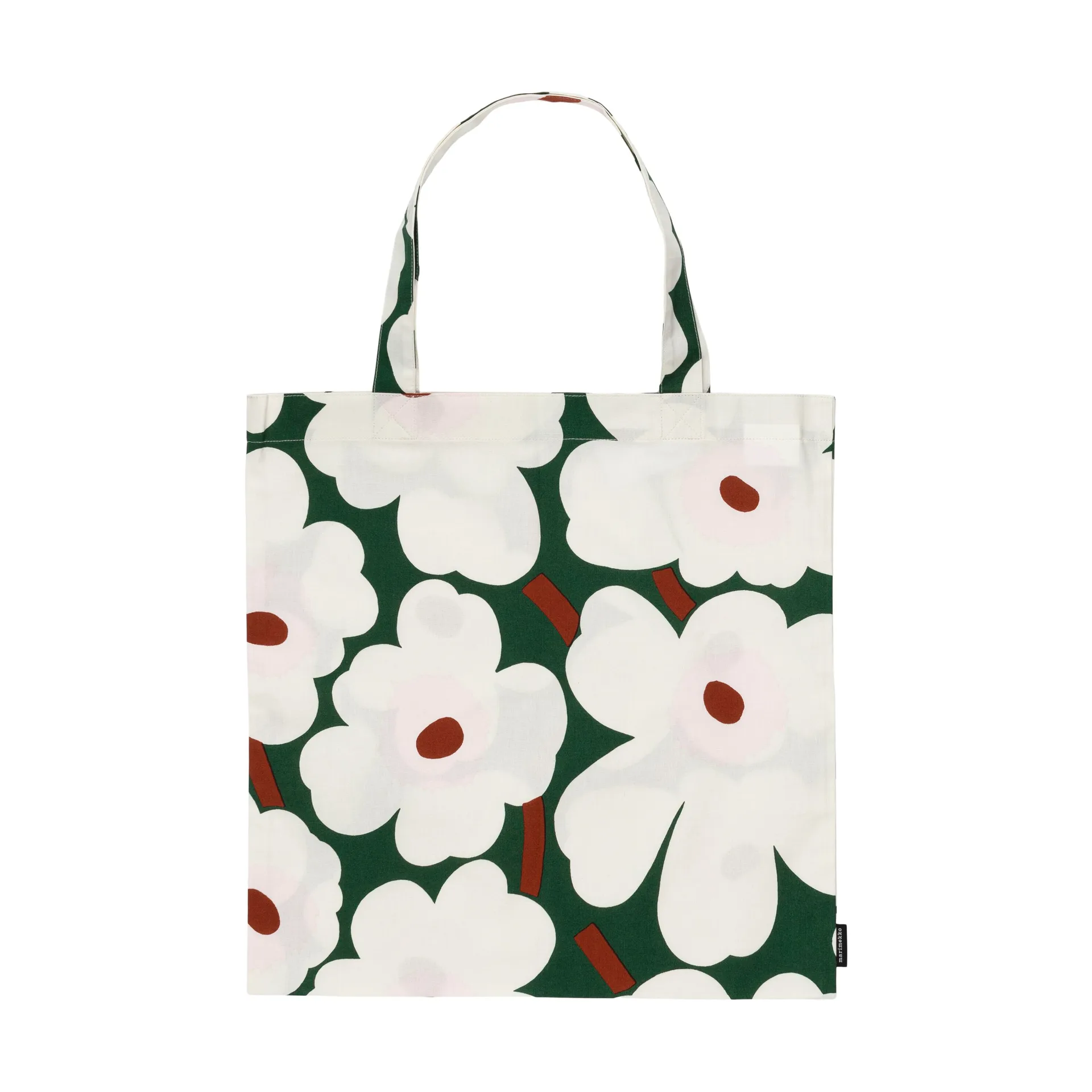 Pieni Unikko taske 44x43 cm, Green Marimekko