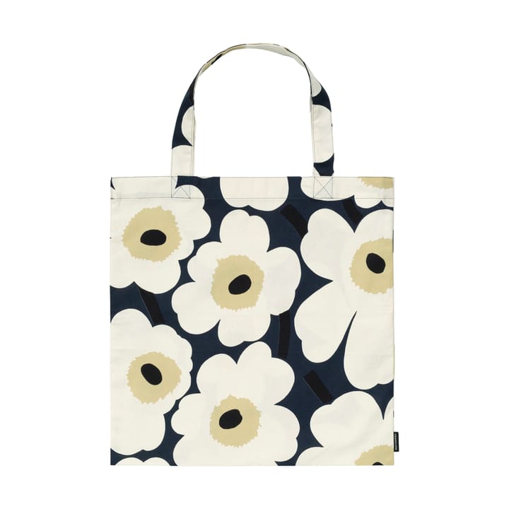 Pieni Unikko taske 44x43 cm - Midnight blue-Cream-Hay - Marimekko