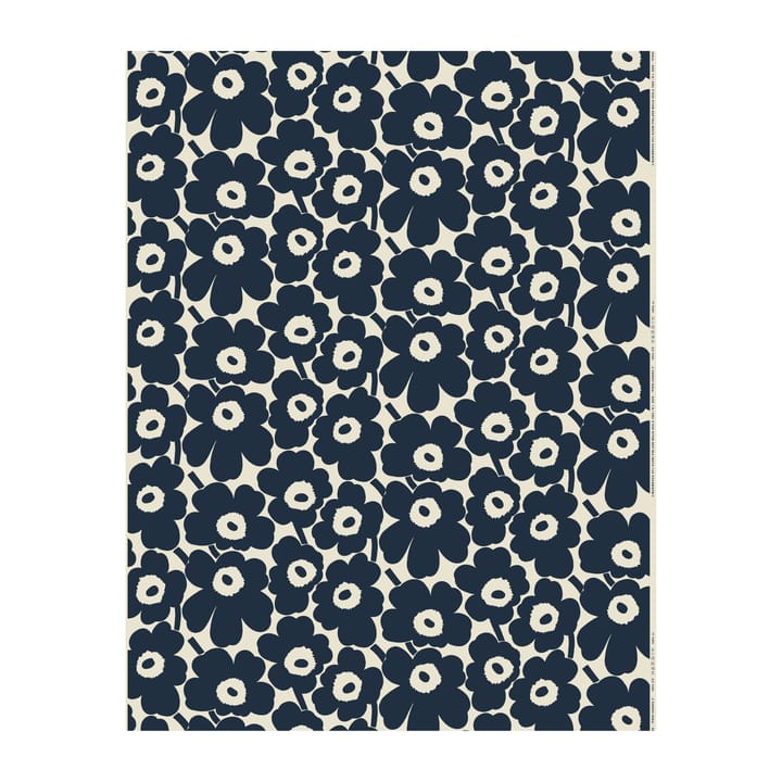 Pieni Unikko voksdug - Dark blue/Cotton - Marimekko