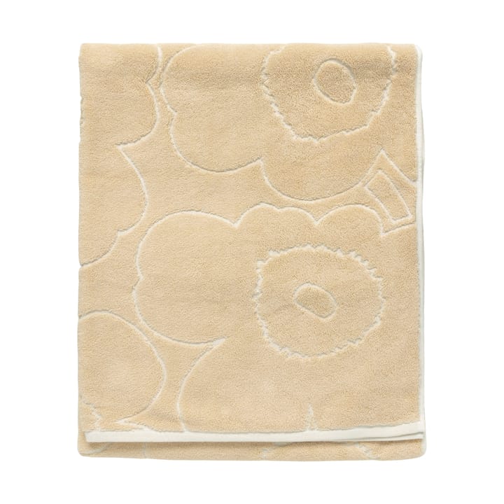 Piirto Unikko badhåndklæde 100x160 cm, Beige Marimekko