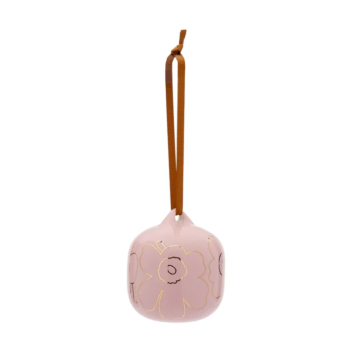 Piirto Unikko dekorationsophæng - Pink-guld - Marimekko